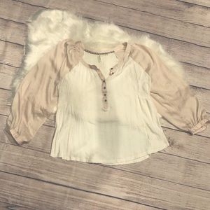 ANTHROPOLOGIE Meadow Rue Satin Shirt